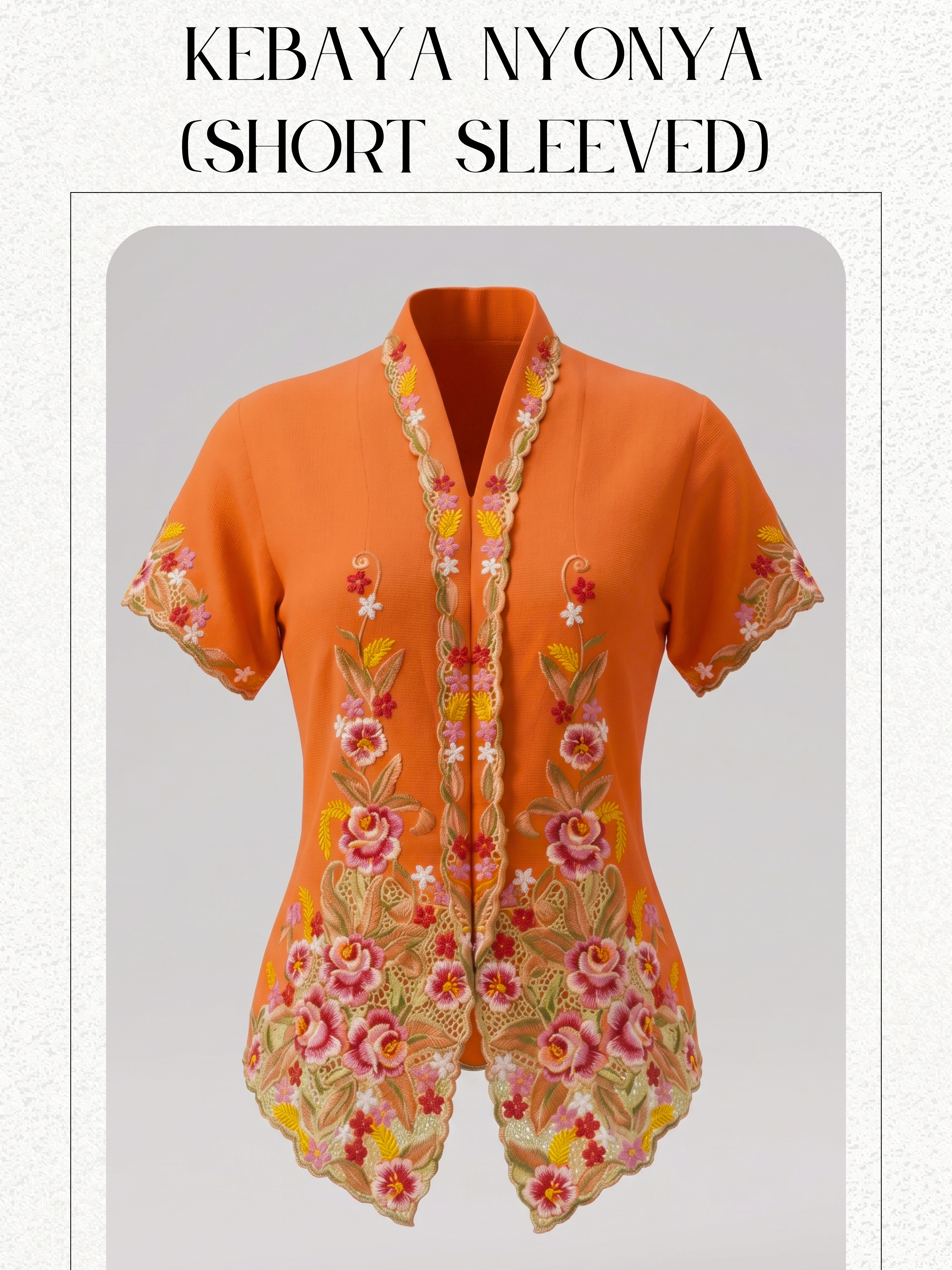 Short Sleeved Kebaya